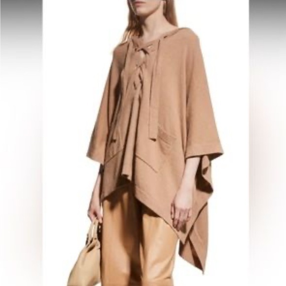 NAADAM Tan Women's Poncho Sweater